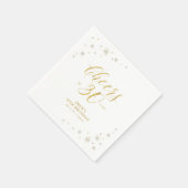 Serviette En Papier Fête d'anniversaire du 30e anniversaire de Modern  (Coin)