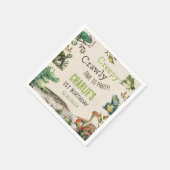 Serviette En Papier Fête d'anniversaire du reptile Show (Coin)