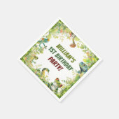 Serviette En Papier Fête d'anniversaire du reptile Show (Coin)