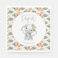 fête d'anniversaire d'un doux petit éléphant d'ara