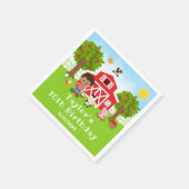 Serviette En Papier Fête d'anniversaire d'un garçon afro-américain à l (Coin)