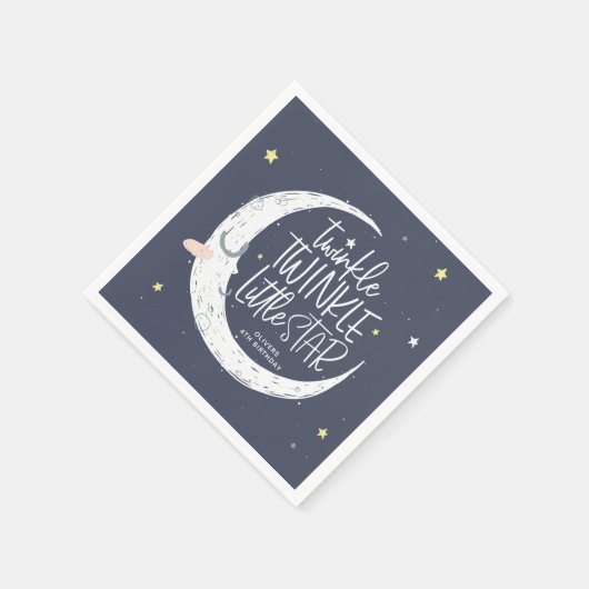Serviette En Papier Fête d'anniversaire en étoile (Coin)