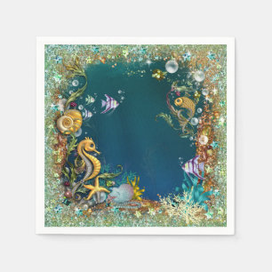 Serviette En Papier Fête d'anniversaire Fancy Under The Sea