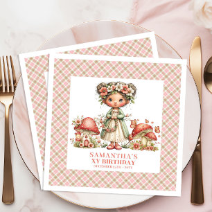 Serviette En Papier Fête d'anniversaire féerique et fantaisiste Napki