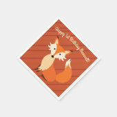 Serviette En Papier Fête d'anniversaire Fox (Coin)