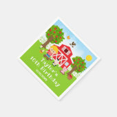 Serviette En Papier Fête d'anniversaire garçon aux cheveux blonds gran (Coin)