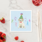 Serviette En Papier Fête d'anniversaire Great Pyrenees Napkins (En situation)