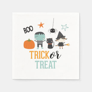 Serviette En Papier Fête d'anniversaire Halloween Trick or Treat pour