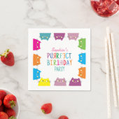 Serviette En Papier Fête d'anniversaire parfaite (En situation)