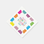 Serviette En Papier Fête d'anniversaire parfaite (Coin)