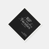 Serviette En Papier Fête d'anniversaire personnalisée 30 ans RIP 20 an (Coin)