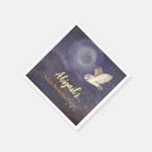 Serviette En Papier Fête d'anniversaire Pleine lune personnalisée et h (Coin)