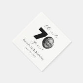 Serviette En Papier Fête d'anniversaire pour un événement marquant ave (Coin)