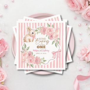 Serviette En Papier Fête d'anniversaire pour une petite fille qui tour
