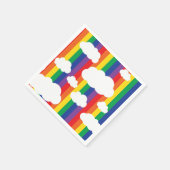 Serviette En Papier Fête d'anniversaire Rainbow (Coin)