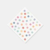 Serviette En Papier Fête d'anniversaire Rainbow Art (Coin)