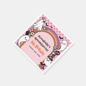Serviette En Papier Fête D'Anniversaire Rose D'Halloween Pour Enfants (Coin)