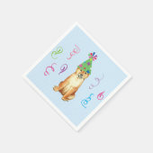 Serviette En Papier Fête d'anniversaire Shiba Inu (Coin)