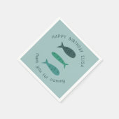 Serviette En Papier Fête d'anniversaire Soirée au bord de la mer Petit (Coin)