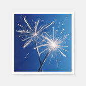 Serviette En Papier Fête d'anniversaire Sparklers (Devant)