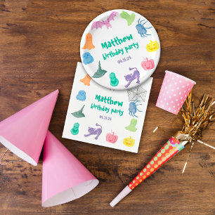 Serviette En Papier Fête d'anniversaire sur le thème de l'Halloween Pl