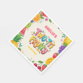 Serviette En Papier Fête d'anniversaire Two-tti Fruity 2 ans (Coin)