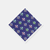 Serviette En Papier Fête d'anniversaire UFO Space (Coin)