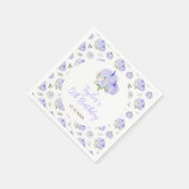 Serviette En Papier Fête d'anniversaire violet Citrouille (Coin)