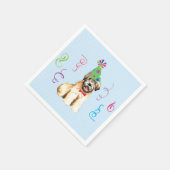 Serviette En Papier Fête d'anniversaire Wheaten Terrier Napkins (Coin)