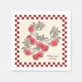 Serviette En Papier Fête d'automne Pomme moisson Thanksgiving Personna (Devant)