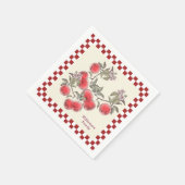 Serviette En Papier Fête d'automne Pomme moisson Thanksgiving Personna (Coin)