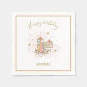 Serviette En Papier Fête d'aventure en terrain de jeu (Devant)