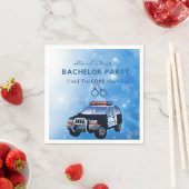 Serviette En Papier Fête de Bachelorat Drôle Jusqu'à l'Arrivée de la P (En situation)