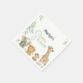 Serviette En Papier Fête de Bébé Animaux de Bébé Mignons (Coin)