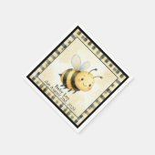 Serviette En Papier Fête de bébé garçon abeille insecte (Coin)