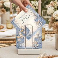 Fête de Bébé Pocket Friends en Jean Bleu Vintage