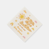 Serviette En Papier Fête de bébé Rayon de Soleil (Coin)