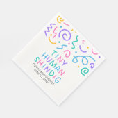 Serviette En Papier Fête de Bébé Tiny Human (Coin)