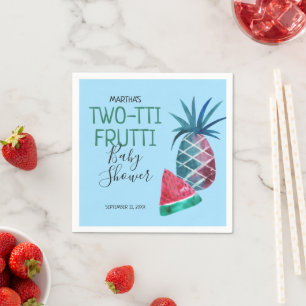 Serviette En Papier Fête de bébé Two-tti Frutti Boy