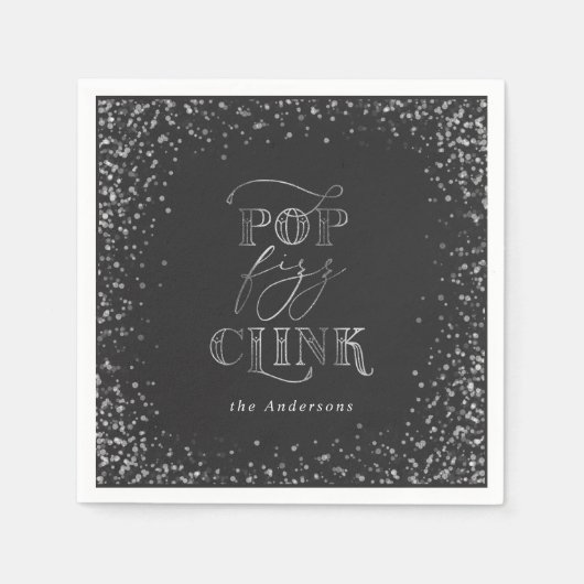 Serviette En Papier Fête de clic de bouton (Devant)