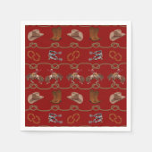 Serviette En Papier Fête de cow-boy (Devant)