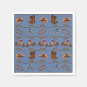 Serviette En Papier Fête de cow-boy (Devant)