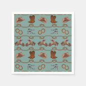 Serviette En Papier Fête de cow-boy (Devant)