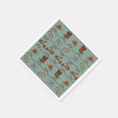 Serviette En Papier Fête de cow-boy (Coin)