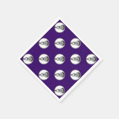 Serviette En Papier Fête de crosse violet (Coin)