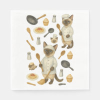 Fête de cuisine du chat chef pour les amoureux des