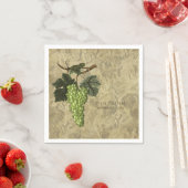 Serviette En Papier Fête de dégustation de vin du vignoble de raisins  (En situation)