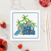 Serviette En Papier Fête de dinosaures (En situation)