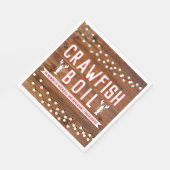 Serviette En Papier Fête de fiançailles au bouillon d'écrevisses (Coin)