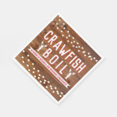 Serviette En Papier Fête de fiançailles au court-bouillon d'écrevisses (Coin)